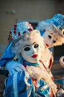 carnaval veneciano en rosheim, alsacia, francia. foto