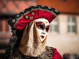 carnaval veneciano en rosheim, alsacia, francia. foto