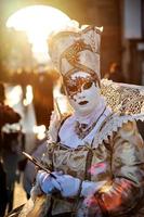 carnaval veneciano en rosheim, alsacia, francia. foto