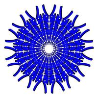 Abstract vector design in blue color. Perfect for corporate, background, t-shirt