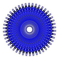 Abstract vector design in blue color. Perfect for corporate, background, t-shirt