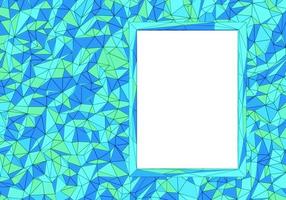polygonal frame background photo