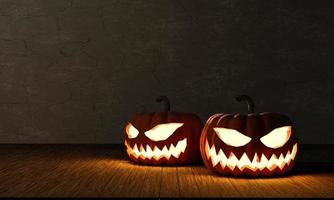 Halloween pumpkins background photo