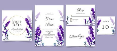 wedding invitation or greeting  card with beautiful flowers design. vector