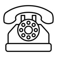 Telephone Line Icon vector