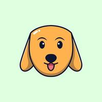 ilustración de personaje de perro de icono animal