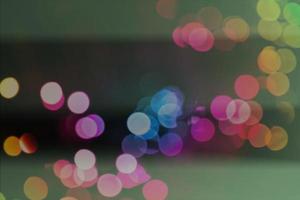 Circular bokeh background photo