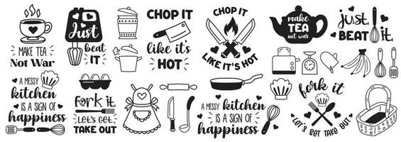 kitchen quote illustration Vector for banner