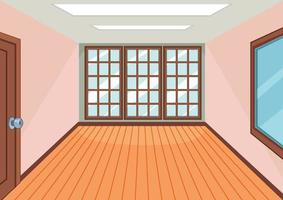 Empty room with pink color vector