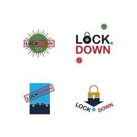 lockdown illustration vector