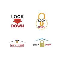 lockdown illustration vector