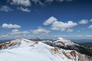 Mysterious winter landscape majestic mountains in winter. Winter road in the mountains. In anticipation of the holiday. Dramatic wintry scene. Carpathian photo