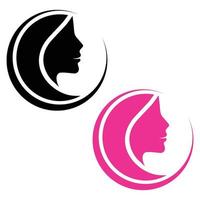 Hair Beauty Face Spa Cosmetic Logo vector