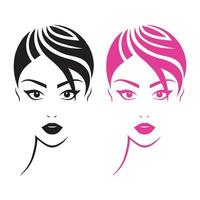 Hair Beauty Face Spa Cosmetic Logo vector
