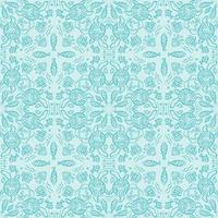 Mandala seamless pattern with turtle vector