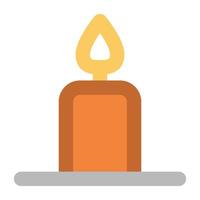 conceptos de velas de moda vector