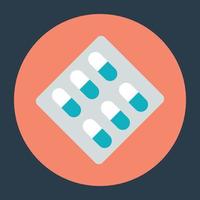 Pills Strip Concepts vector