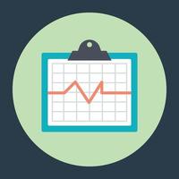 Trendy ECG Concepts vector