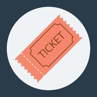 Trendy Ticket Concepts vector