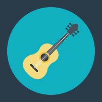 conceptos de guitarra de moda vector