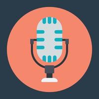 Trendy Mic Concepts vector