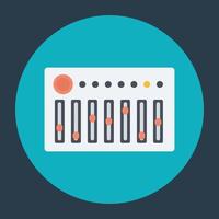 Trendy Equalizer Concepts vector
