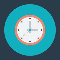 conceptos de reloj de moda vector