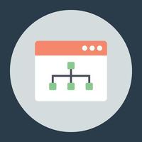 Trendy Hierarchy Concepts vector