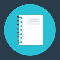 Trendy Notepad Concepts vector