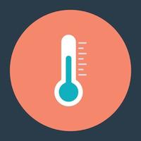 Trendy Thermometer Concepts vector