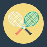 conceptos de bate de tenis vector