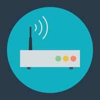 Trendy WLAN Concepts vector