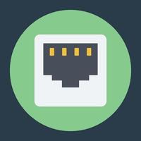 Network Hub Concepts vector