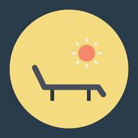 Trendy Sunbathe Concepts vector