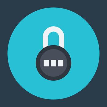 Code Padlock Concepts vector