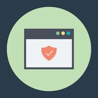 Website Security Concepts vector