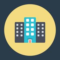 Trendy Building Concepts vector