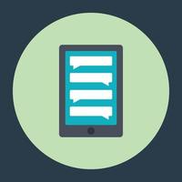 Mobile Message Concepts vector