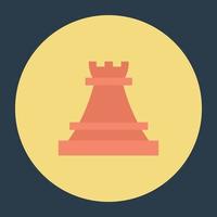 conceptos de la torre de ajedrez vector