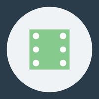 Trendy Dice Concepts vector