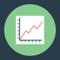Line Graph Concepts vector