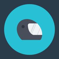 Trendy Helmet Concepts vector