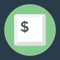 Dollar Button Concepts vector