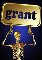 grant word and golden skeleton photo