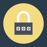 Code Padlock Concepts vector