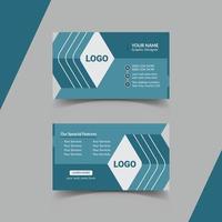 Creative business card design template vector