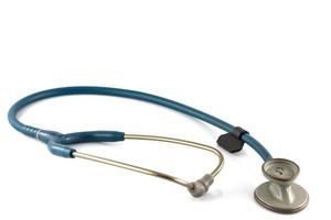 stethoscope isolated on white background photo