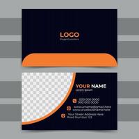 Clean Business Card Design Vector Template