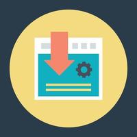 Trendy SEO Concepts vector