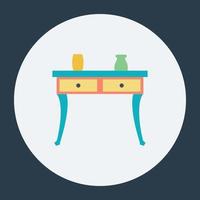 Bedside Table Concepts vector